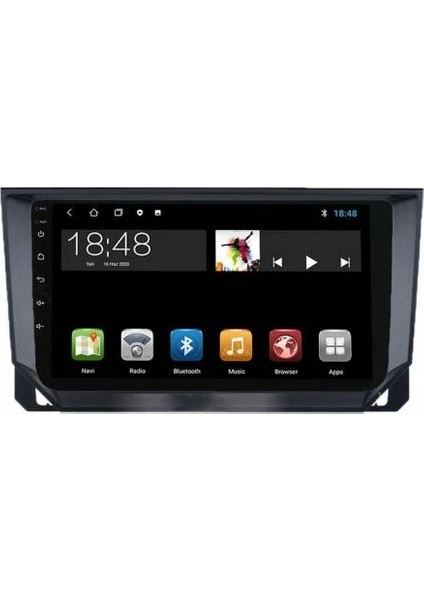 MYG-8128 Serisi Seat Ibiza 2018-2020 Model Uyumlu 8gb Ram 128GB Hafıza Carplay Android Auto Destekli Multimedya Oem Navigasyonlu Teyp