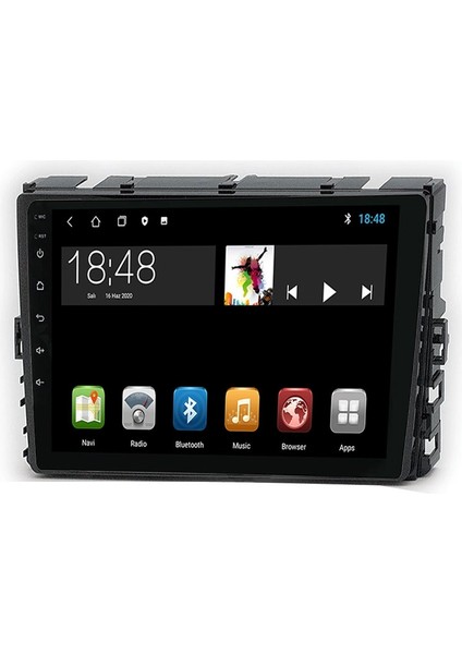 MYG-464 Serisi Volkswagen Polo Caravelle Transporter 2018-2020 Model Uyumlu 4gb Ram 64GB Hafıza 4+64 Carplay Android Auto Destekli Multimedya Navigasyonlu Teyp