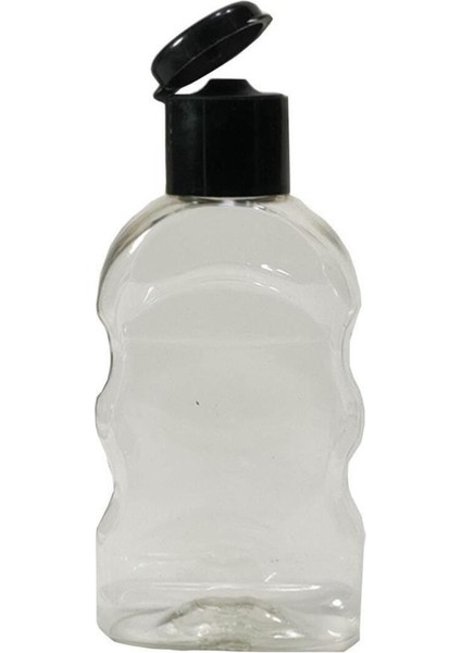 50ml - Dezenfektan- Kolonya- Kelebek Fliptop - Siyah Kapaklı - 15 - Adet