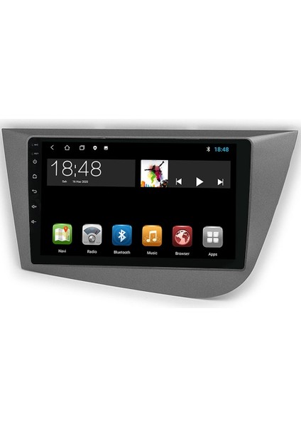 MYG-464 Serisi Seat Leon 2016-2010 Model Uyumlu 4gb Ram 64GB Hafıza 4+64 Carplay Android Auto Destekli Multimedya Navigasyonlu Teyp