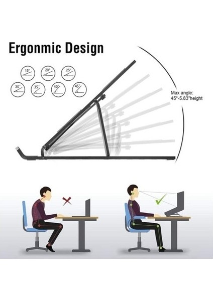 Ayarlanabilir Laptop Standı 7 Kademe