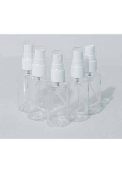 50ml Kolonya Boş Plastik Sprey Şişe 10 Adet