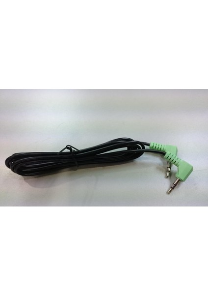 3.5 Jak Stereo Cable -Green Plug 2 Metre