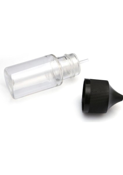 30 ml Gorilla - Pet Damlalık Şişe - Likit - Şeffaf Siyah Kilit Kapak - Boş Şişe 10 - Adet fiyatları
