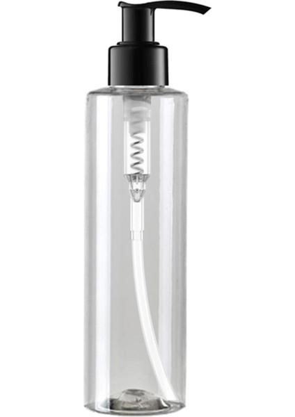 150ml Plastik Boş - Siyah Sıvı Sabun Pompalı - Pet Şişe - 5 Adet - 150 ml
