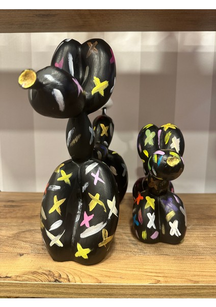 Tasarım Balon Köpek Ikili Set