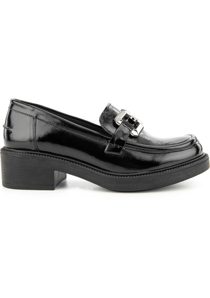 Deri Siyah Kadın Loafer 725018-430