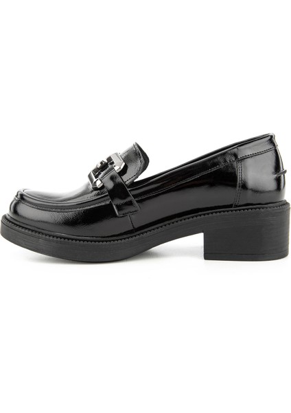 Deri Siyah Kadın Loafer 725018-430