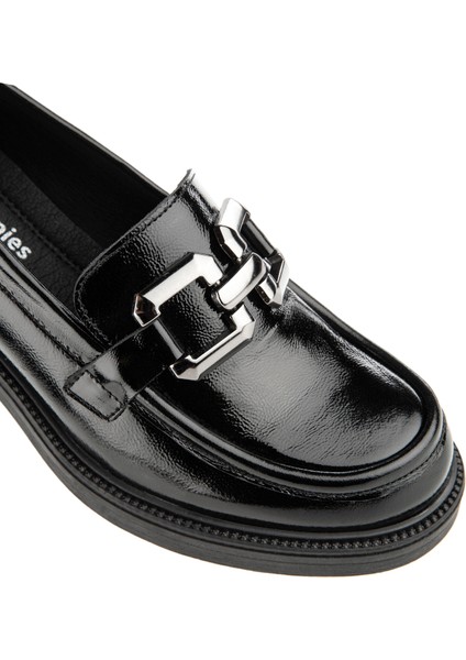 Deri Siyah Kadın Loafer 725018-430