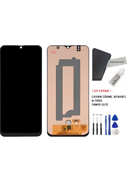 Samsung Galaxy A50 - SM-A505 LCD Ekran Dokunmatik Orijinal Kalite + B-7000 + Tamir Seti