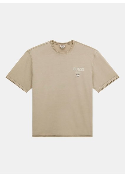 Taş Erkek T-Shirt M4YI65K9XF1DSTM Go Stacked Logo Tee