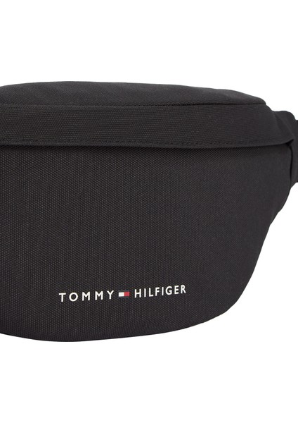 Tommy Hilfiger Siyah Erkek Bel Çantası Th Element Bumbag