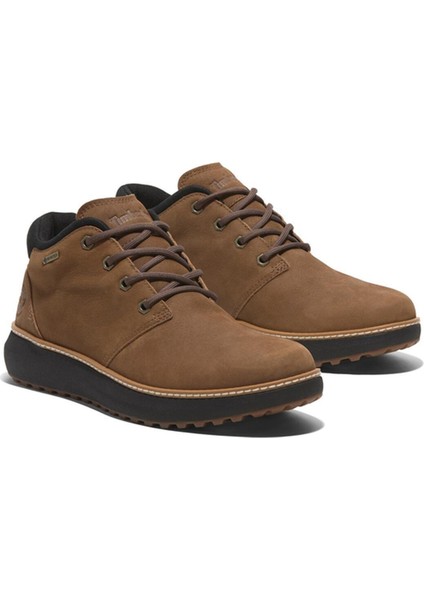 Deri Kızıl Kahve Erkek Günlük Ayakkabı Hudson Road Mıd Lace Up Gtx Chukka