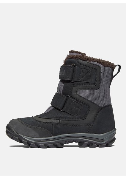 Deri + Tekstil Siyah Erkek Kar Botu TB1A1ZJ90151-CHILLBERG Mıd Hook