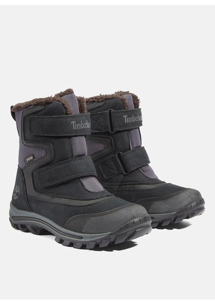 Deri + Tekstil Siyah Erkek Kar Botu TB1A1ZJ90151-CHILLBERG Mıd Hook