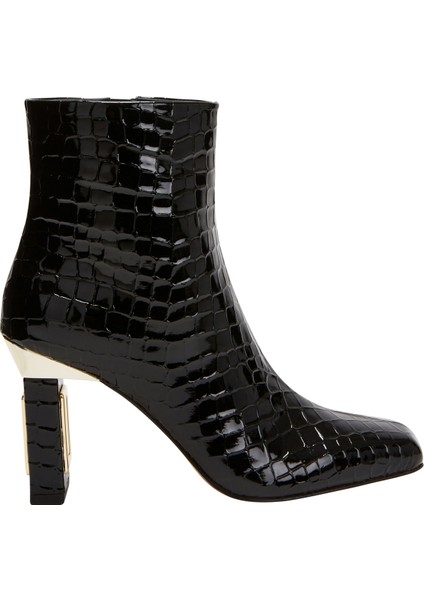 Siyah Kadın Topuklu Bot KP2697