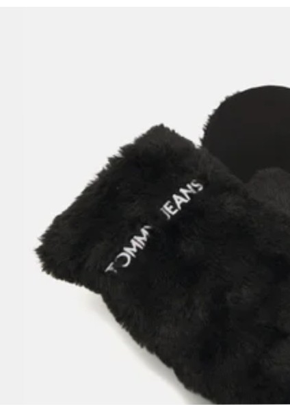Siyah Kadın Eldiven Tjw Lınear Logo Fur Gloves fiyatları