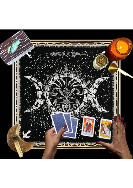 Sunak Bezi, , Spiritüel Tarot Bezi Astroloji Tarot Duvar Dekoru, Kutsal Bez
