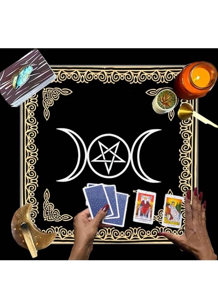 Sunak Bezi, , Spiritüel Tarot Bezi Astroloji Tarot Duvar Dekoru, Kutsal Bez