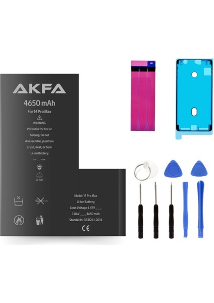 iPhone 14 Telefon Batarya- 3279 Mah + Tamir Seti