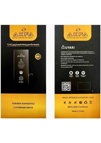 iPhone 14 Telefon Batarya- 3279 Mah + Tamir Seti