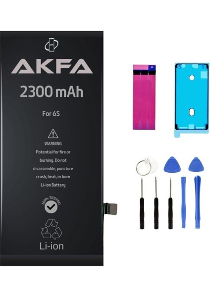 Iphone 6s Telefon Batarya- 2300 Mah Tamir Seti