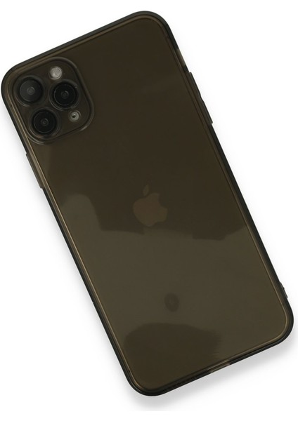 Apple iPhone 11 Pro Max Kılıf Darbelere Karşı Korunaklı Şeffaf Yüzey Fly Lens Silikon Kapak