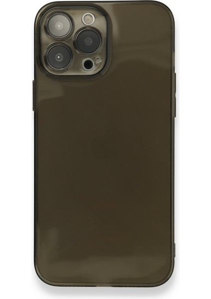 Apple iPhone 13 Pro Max Kılıf Darbelere Karşı Korunaklı Şeffaf Yüzey Fly Lens Silikon Kapak