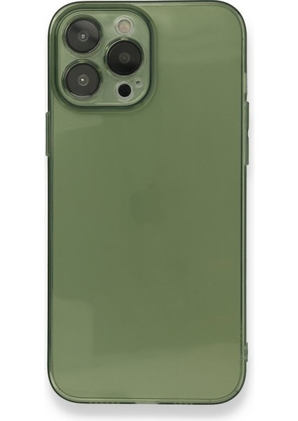 Apple iPhone 13 Pro Max Kılıf Darbelere Karşı Korunaklı Şeffaf Yüzey Fly Lens Silikon Kapak