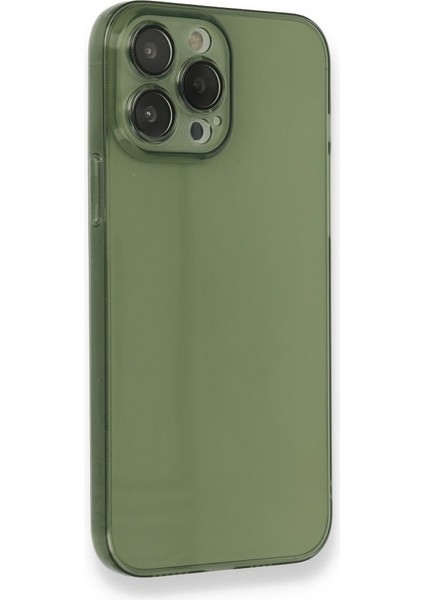 Apple iPhone 13 Pro Max Kılıf Darbelere Karşı Korunaklı Şeffaf Yüzey Fly Lens Silikon Kapak