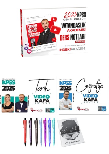 2025 Kpss Tarih Coğrafya Video Kafa Notlar - 2025 Kpss Vatandaşlık Akademisi Video Ders Notları