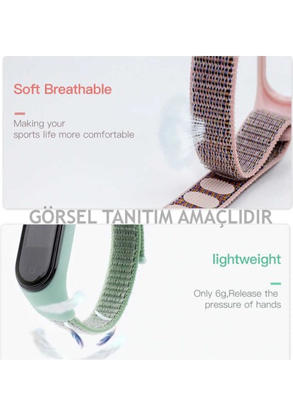 Xiaomi Mi Band 4 Uyumlu Akıllı Saat Için Kordon Hasır Özel Örgü Tasarım Kopmayan Kırılmayan ve Terletmeyen Cord Kordon ( Kordon ) fiyatları