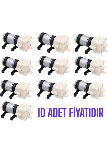 DC6-12V Mini Akvaryum Motoru Su Pompası - 10 Adet