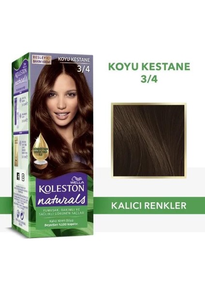 Koleston Naturel Maxı 3/4 Koyu Kestane