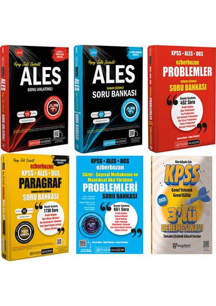 2025 ALES Konu Anlatımı - Soru Bankası - Problemler - Sözel Sayısal Muhakeme - Paragraf Soru Bankası - 3deneme