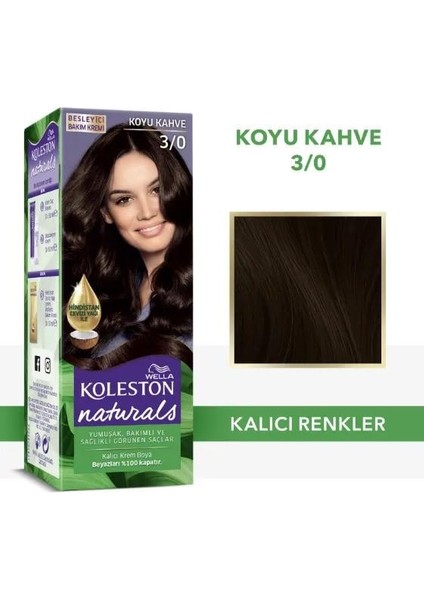 Koleston Naturel Maxı 3/0 Koyu Kahve