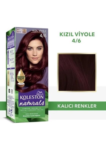 Koleston Naturel Maxı 4/6 Kızıl Viyole