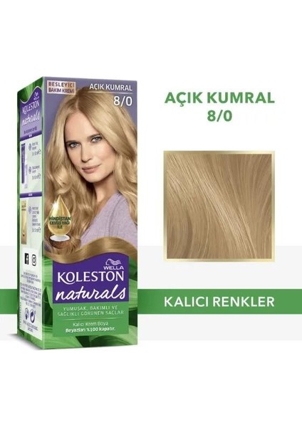 Koleston Naturel Maxı 8/0 Açık Kumral