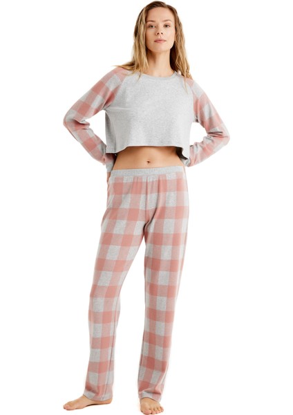 Kadın Pijama Altı 60491 - Pembe