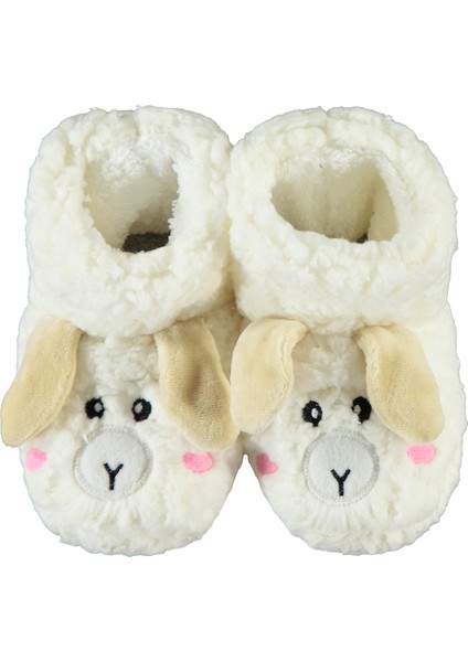 Kız Çocuk Panduf 21-25 Numara Ekru fiyatları