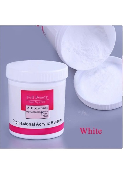 Protez Tırnak Akrilik Tozu 120 Ml White (Beyaz)