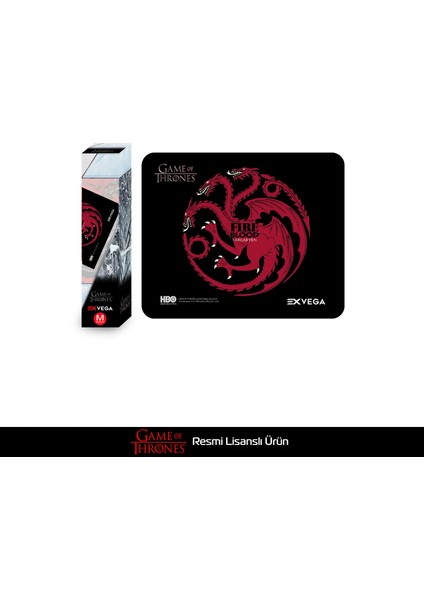 Game Of Thrones Fire And Blood Targaryen Mousepad M 33×27