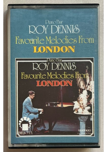 Roy Dennis Piano Bar Kaset (Dönem Imd Suudi Arabistan Baskı Kaset)