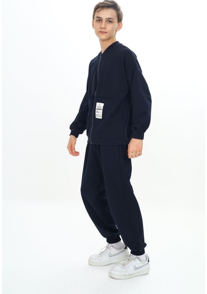 Erkek Çocuk Iki Ip Fermuarlı V Yaka Uzun Kol Eşofman Takımı fırsatları