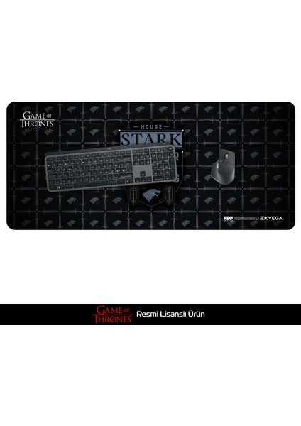 Game Of Thrones House Stark Winter Is Coming Mousepad Xxl 90×40