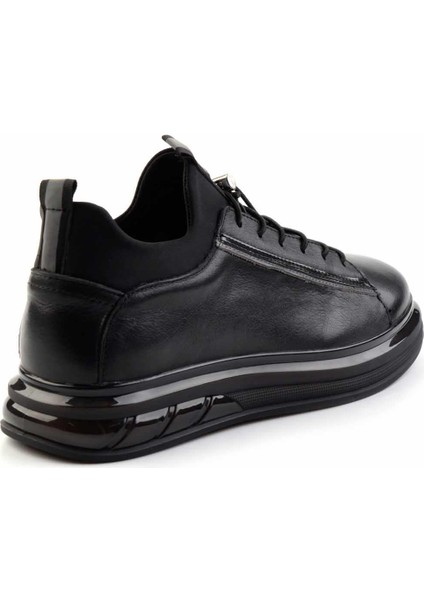 Siyah Floter Deri Erkek Sneaker E01585756540 fırsatları