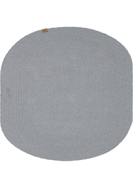 Soraya Ptn 18 Grey Oval Jüt Görünümlü Halı