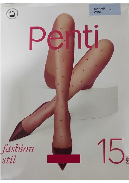 Kadın Fashion Stil Desenli Külotlu Çorap