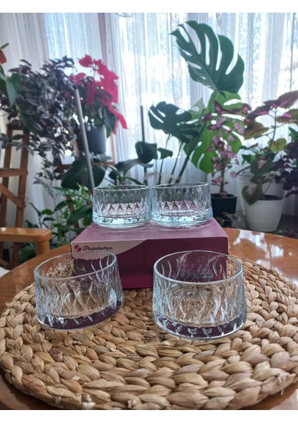 Kase Paşabahçe Leafy Kase- 4 Adet