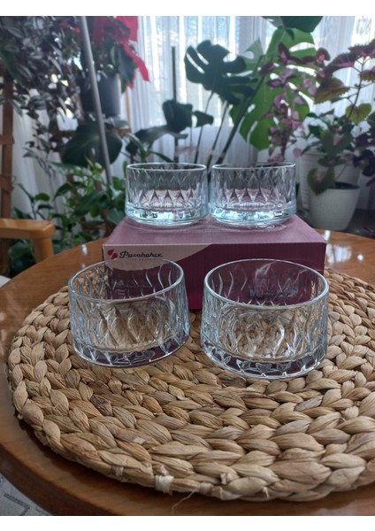 Kase Paşabahçe Leafy Kase- 4 Adet